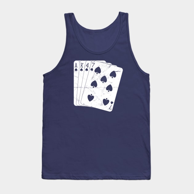 AK47 Playing Cards with Kalashnikov Gun Tank Top by EddieBalevo